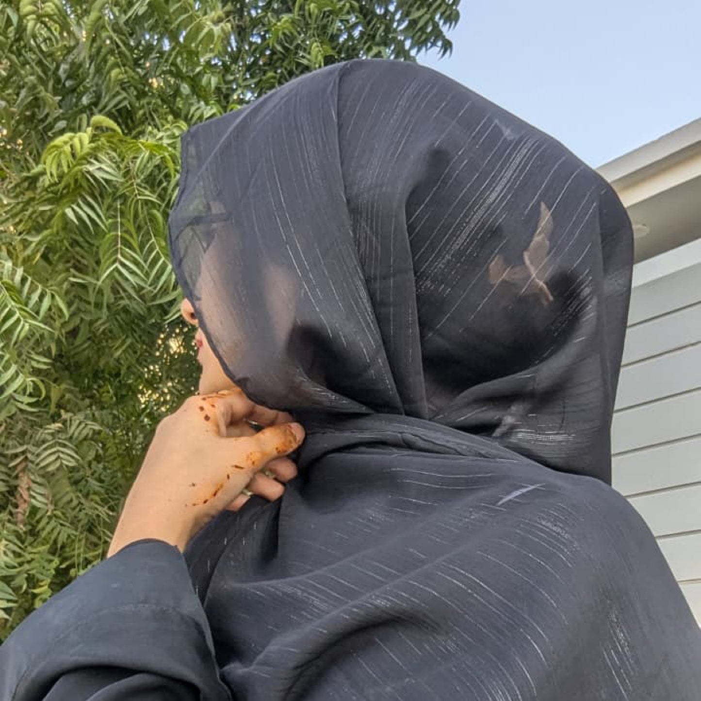 Wedding Hijab – Black