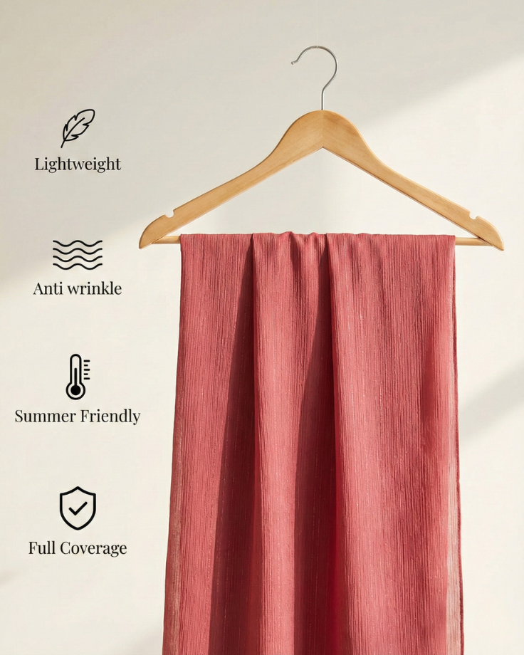 Wedding Hijab – Magenta