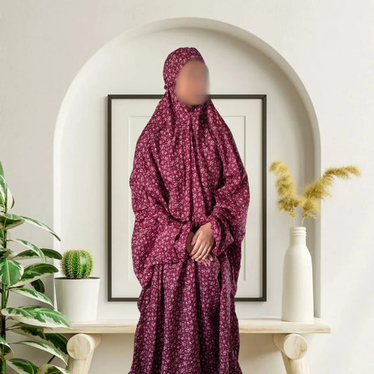Namaz Chaadar – Mahroon – Perfect for Ramadan Prayers