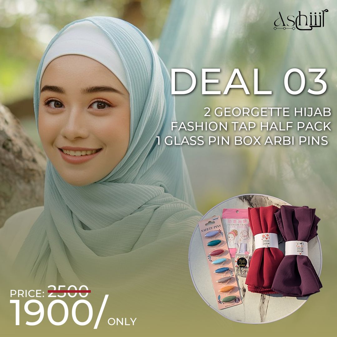 2 Georgette Hijab Deal