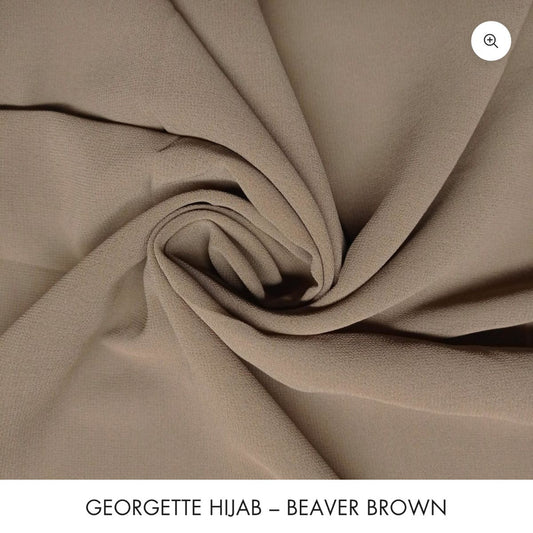 Basic Georgette Hijab – Brave Brown