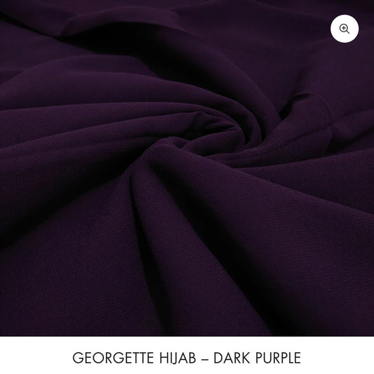 Basic Georgette Hijab – Dark Purple