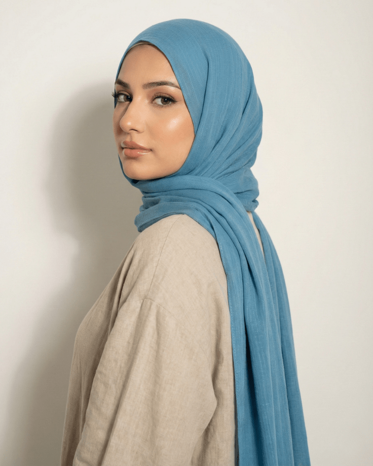 Deniume Turkish Lawn Hijab - Ashii.pk
