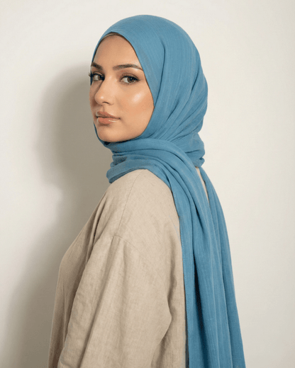 Deniume Turkish Lawn Hijab - Ashii.pk