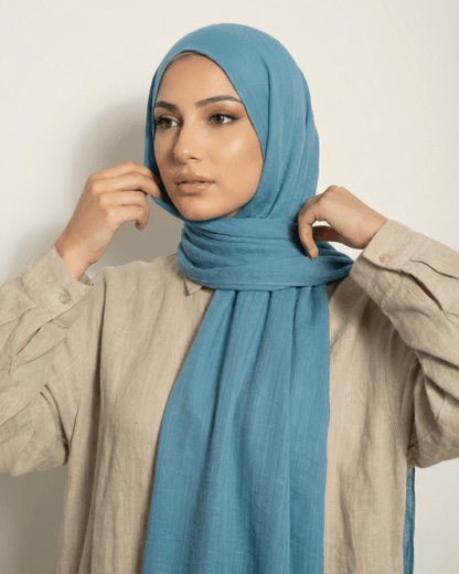 Deniume Turkish Lawn Hijab - Ashii.pk