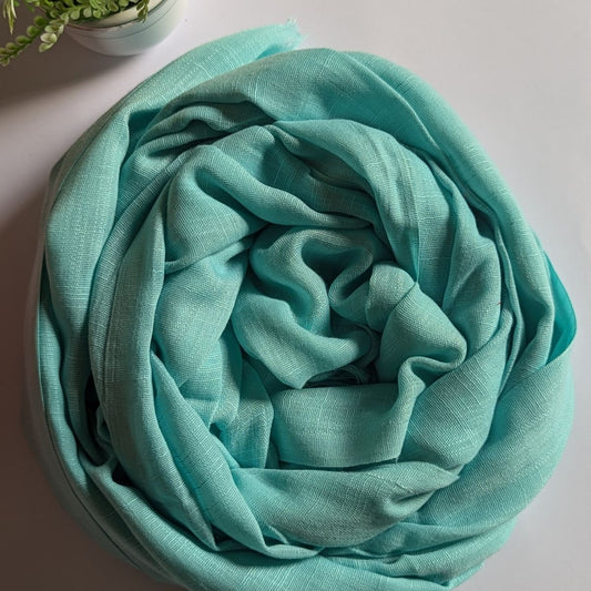 Turkish Lawn Hijab – Misty Teal
