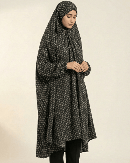 ✨ Namaz Chaddar – Black – Perfect for Ramadan Prayers - Ashii.pk