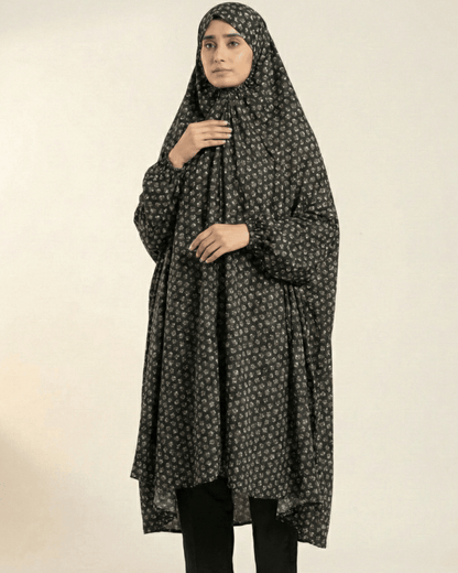 ✨ Namaz Chaddar – Black – Perfect for Ramadan Prayers - Ashii.pk