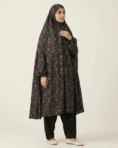✨ Namaz Chaddar – Black – Perfect for Ramadan Prayers - Ashii.pk