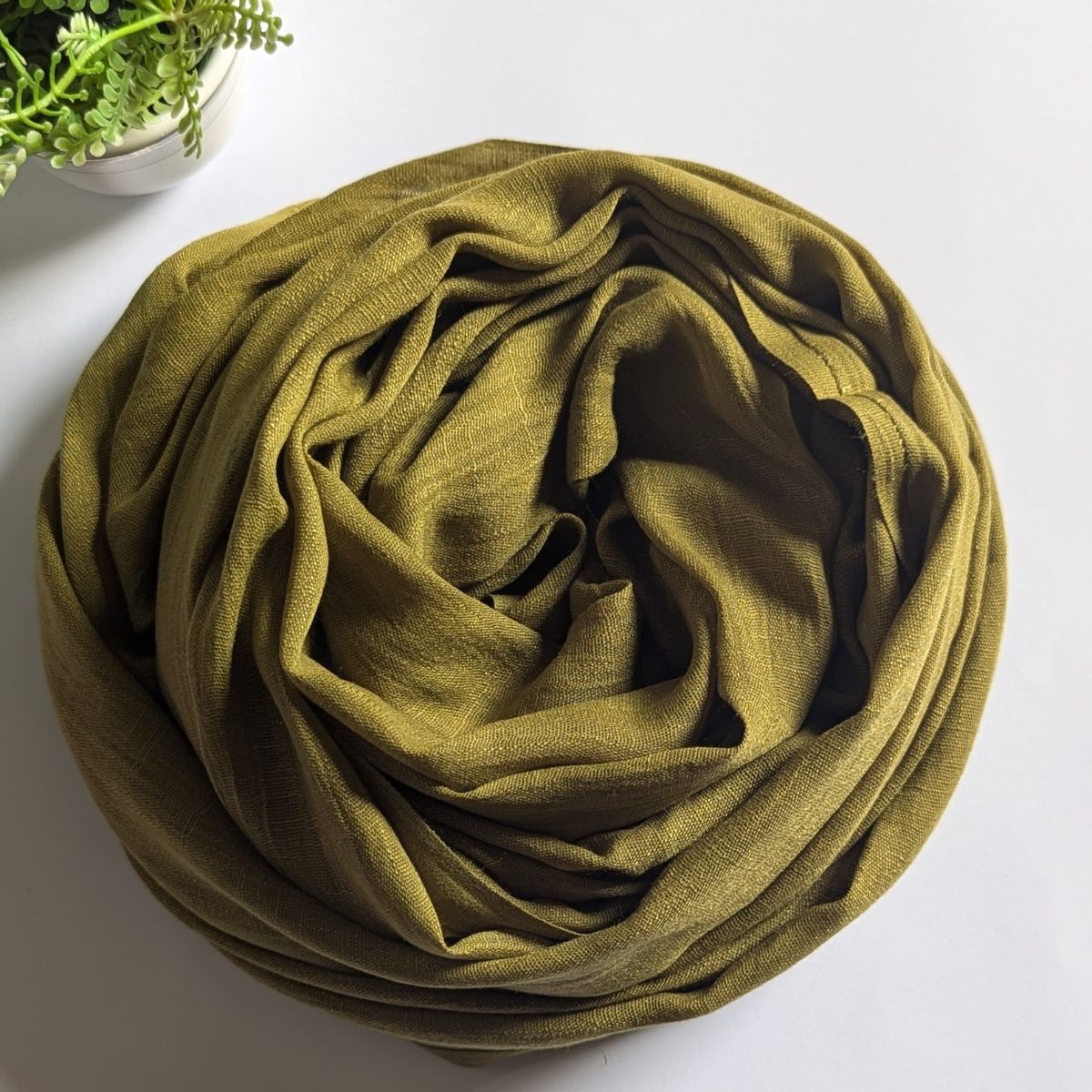 Turkish Lawn Hijab – Olive
