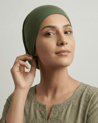 Plain Tube Cap – Green - Ashii.pk