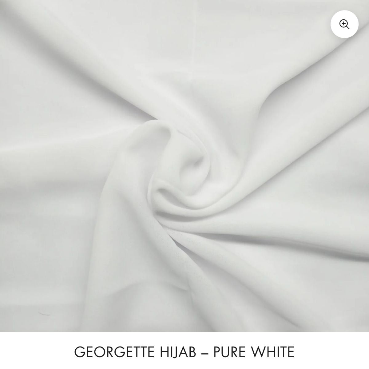 Basic Georgette Hijab – Pure White