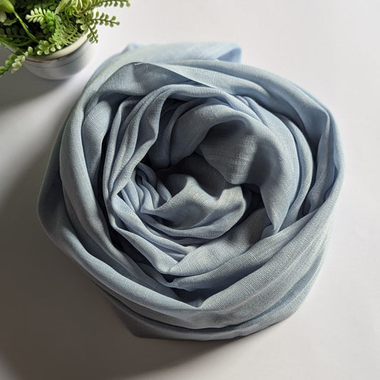 Turkish Lawn Hijab – Sky Blue