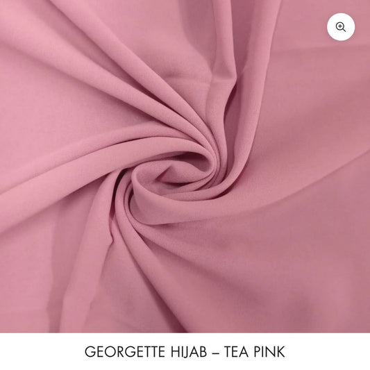 Basic Georgette Hijab – Tea Pink